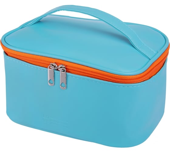 Косметичка HANDY HOME Вещицы 220х140х120, бирюзовый, оранжевый YR05blue