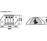Трехместная палатка TREK PLANET Alabama Air 3 70157 5