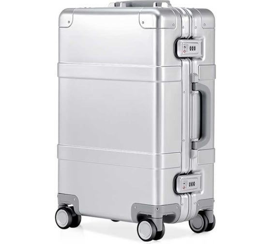 Чемодан NinetyGo Metal Luggage 20", серебряный 100501 1