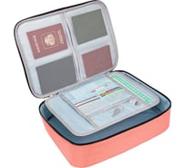 Органайзер для хранения документов HANDY HOME Вещицы 370х270х100, коралловый Org-06
