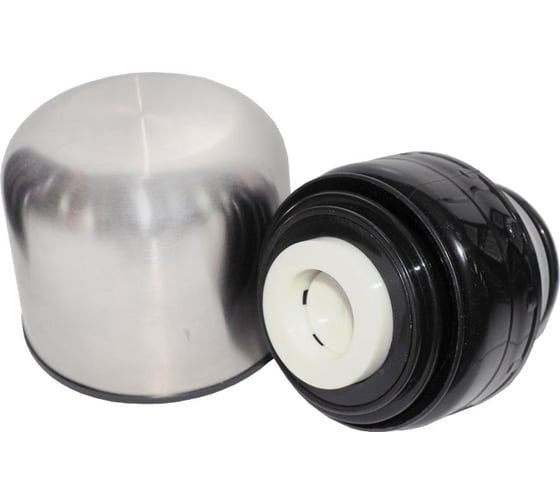 Термос SAKURA TH-01-1000S 1 л, с кнопкой, серебристый РТ-00062449