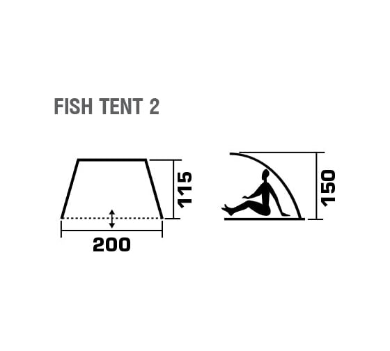 Тент TREK PLANET Fish Tent 2 камуфляж 70139