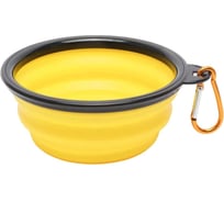 Складная силиконовая миска с карабином для прогулок и путешествий Beroma 07717355