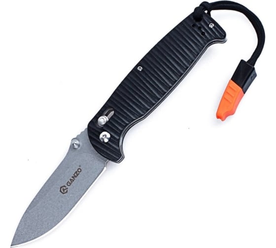 Складной туристический нож Ganzo G7412P BK WS