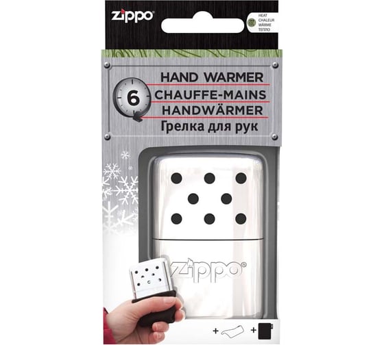 Каталитическая грелка Zippo серебристая 40360