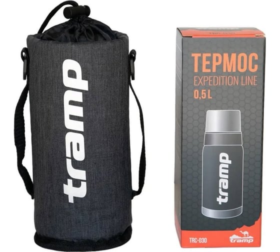 Термочехол для термоса Tramp 0.5 л, серый TRA-288