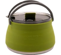 Складной силиконовый чайник Tramp 1 л, оливковый TRC-1251