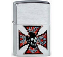 Зажигалка  Zippo 200 SkullCross