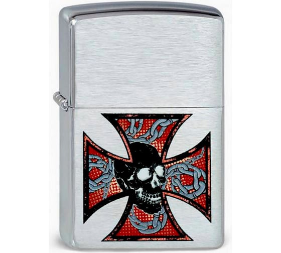 Зажигалка  Zippo 200 SkullCross