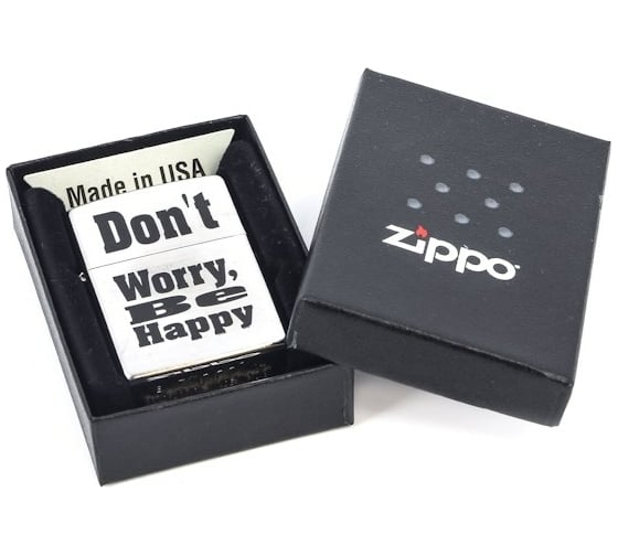 Зажигалка Zippo 200 Don't worry