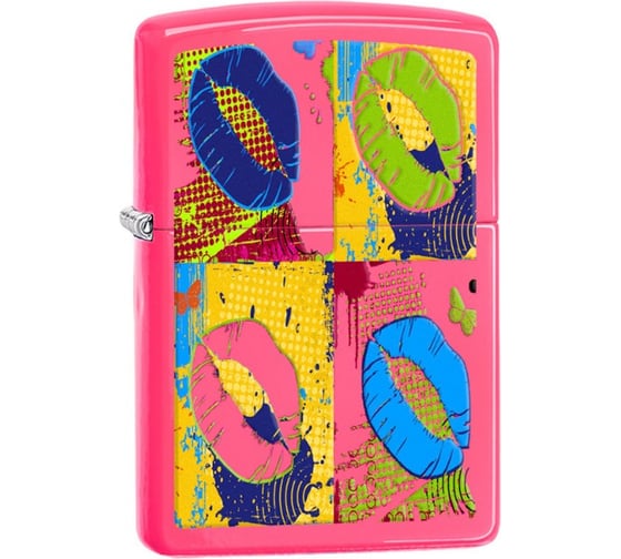 Зажигалка Zippo Classic с покрытием Neon Pink 29086
