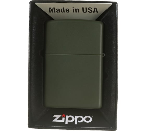 Зажигалка Zippo Classic с покрытием Green Matte 221