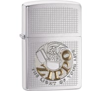 Зажигалка Zippo Classic с покрытием Brushed Chrome 29236