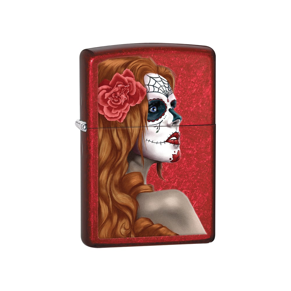 Зажигалка Zippo Classic с покрытием Candy Apple Red 28830 - выгодная цена,  отзывы, характеристики, фото - купить в Москве и РФ