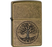 Зажигалка Zippo Classic с покрытием Antique Brass 29149