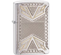 Зажигалка Zippo Armor с покрытием Brushed Chrome 28808