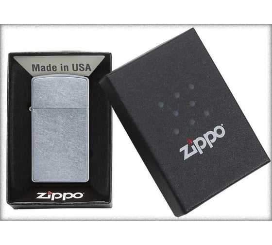 Зажигалка Zippo Slim Street Chrome 1607