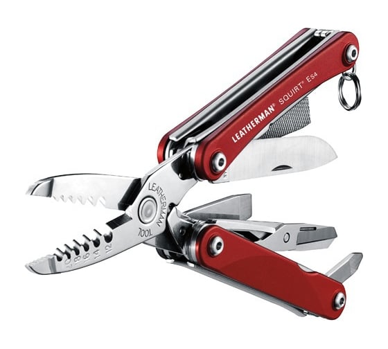Мультитул Leatherman Squirt ES4 831237 красный