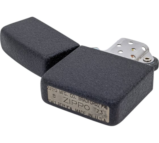 Зажигалка Zippo Black Crackle Replica 1941 28582