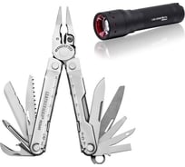Набор мультитул Rebar + фонарь LED Lenser P7.2 Leatherman 1205