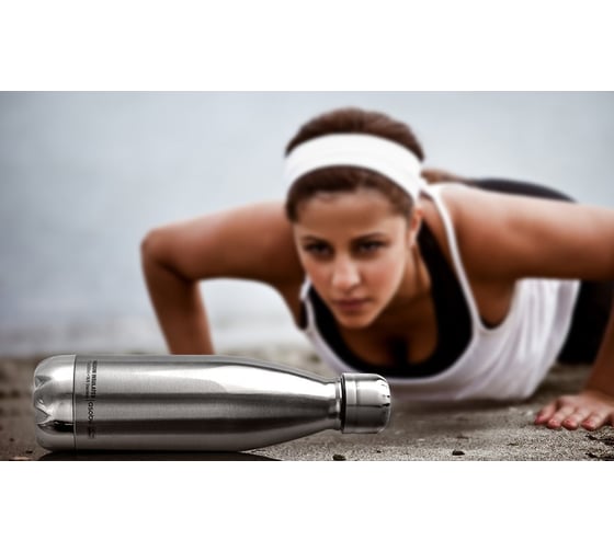 Стальная термобутылка Asobu Central park travel bottle 0.51 л, SBV17 silver