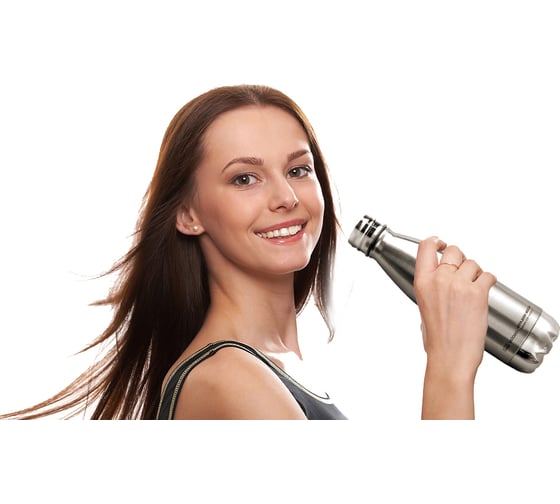 Термобутылка Asobu Central park travel bottle 0.51 л, SBV17 gold-silver