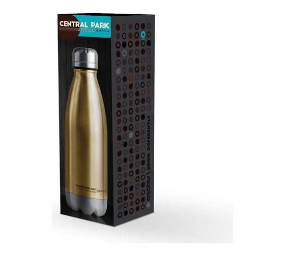 Термобутылка Asobu Central park travel bottle 0.51 л, SBV17 gold-silver