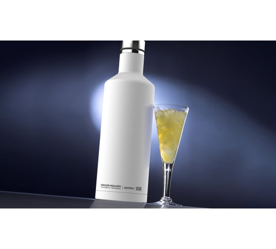 Термобутылка Asobu Times square travel bottle 0.45 л, белая SBV15 white