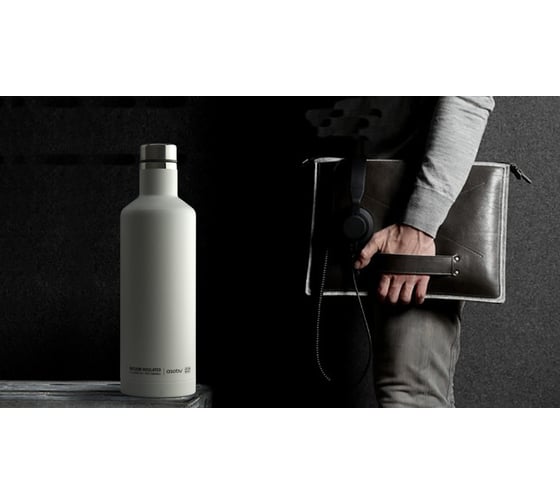 Термобутылка Asobu Times square travel bottle 0.45 л, белая SBV15 white