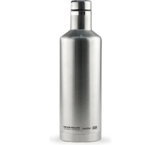 Стальная термобутылка Asobu Times square travel bottle 0.45 л, SBV15 silver