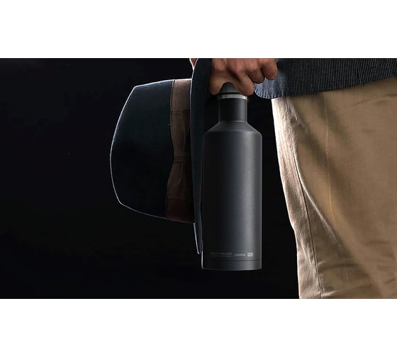 Термобутылка Asobu Times square travel bottle 0.45 л, черная SBV15 black