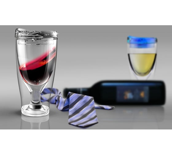 Термокружка Asobu Ice vino 2go 0.48 л, голубая IV2G blue
