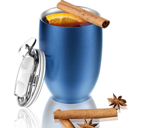 Термокружка Asobu Imperial beverage 0.3 л, голубая VIC3 blue