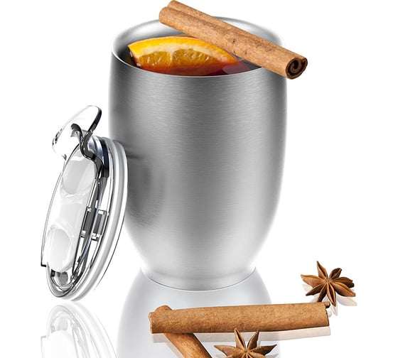 Термокружка Asobu Imperial beverage 0.3 л, стальная VIC3 silver