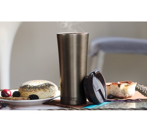 Термокружка Asobu manhattan coffee tumbler 0.5 л, коричневая V700 brown