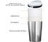 Термокружка Asobu Thermo steel 0.4 л, стальная CS14 metallic-silver 3