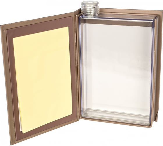 Фляга Asobu My discreet flask 0.475л, серо-коричневая MDF1 life