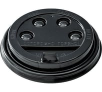 Крышка для стакана с клапаном ООО Комус d=90мм, черная, к-89, 1000шт 1790461