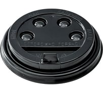 Крышка для стакана с клапаном ООО Комус d=80мм, черная, к-80, 1000шт 1790459