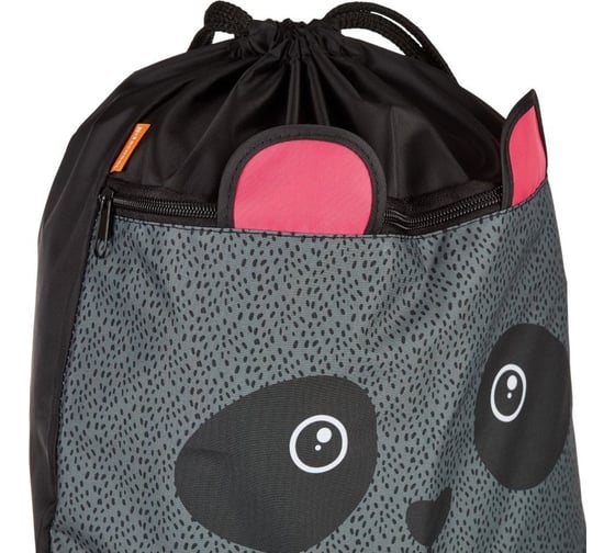Мешок для обуви №1 School panda, карман, 360x470 мм, мо-26-2 1512714