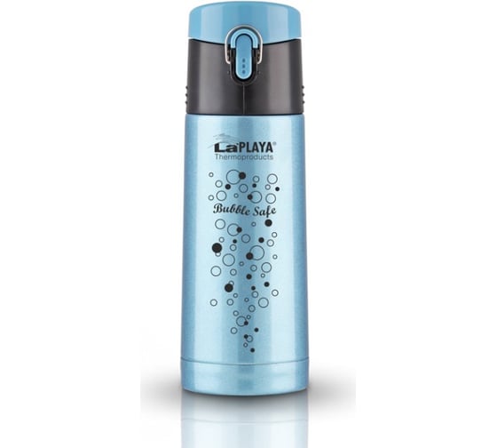 Термокружка LaPlaya Travel Tumbler Bubble Safe 0.35 л, голубая 560067 1