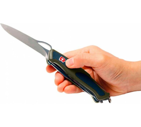 Нож Victorinox RangerGrip 178 0.9663.MWC4 130 мм, 12 функций, зеленый