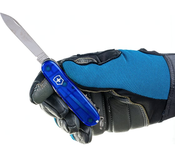 Швейцарский нож синий прозрачный Victorinox Spartan 1.3603.T2