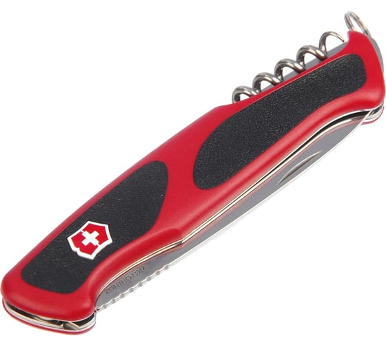 Нож Victorinox RangerGrip 55 130 мм, 12 функций, красный 0.9563.C