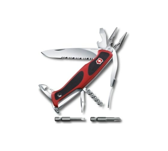 Нож Victorinox RangerGrip 174 Handyman 0.9728.WC 130 мм, 17 функций, красный