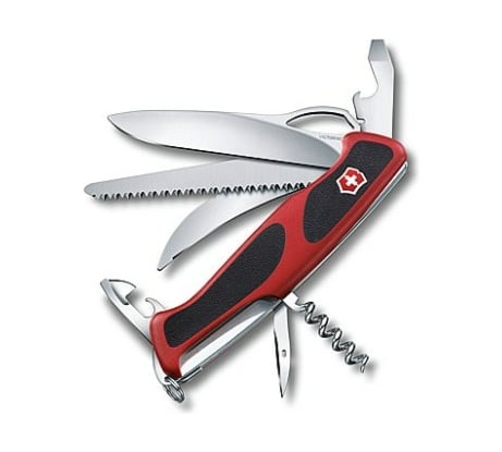 Нож Victorinox RangerGrip 57 Hunter 0.9583.MC, 130 мм, 13 функций, красный