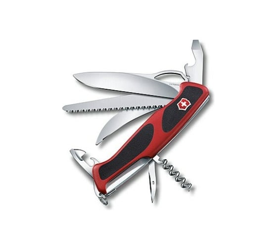 Нож Victorinox RangerGrip 57 Hunter 0.9583.MC, 130 мм, 13 функций, красный