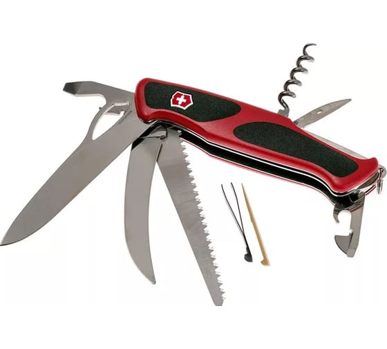 Нож Victorinox RangerGrip 57 Hunter 0.9583.MC, 130 мм, 13 функций, красный