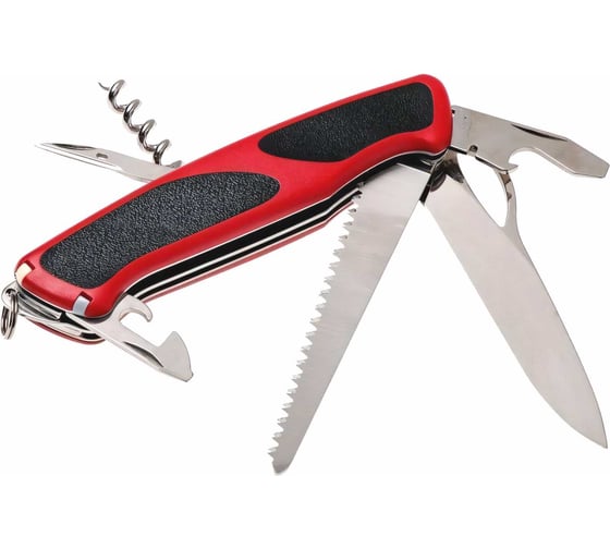 Нож Victorinox RangerGrip 79 красный, 130 мм, 12 функций, 0.9563.MC
