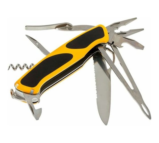 Нож Victorinox RangerGrip Boatsman 0.9798.MWC8 130 мм, 21 функция, желтый